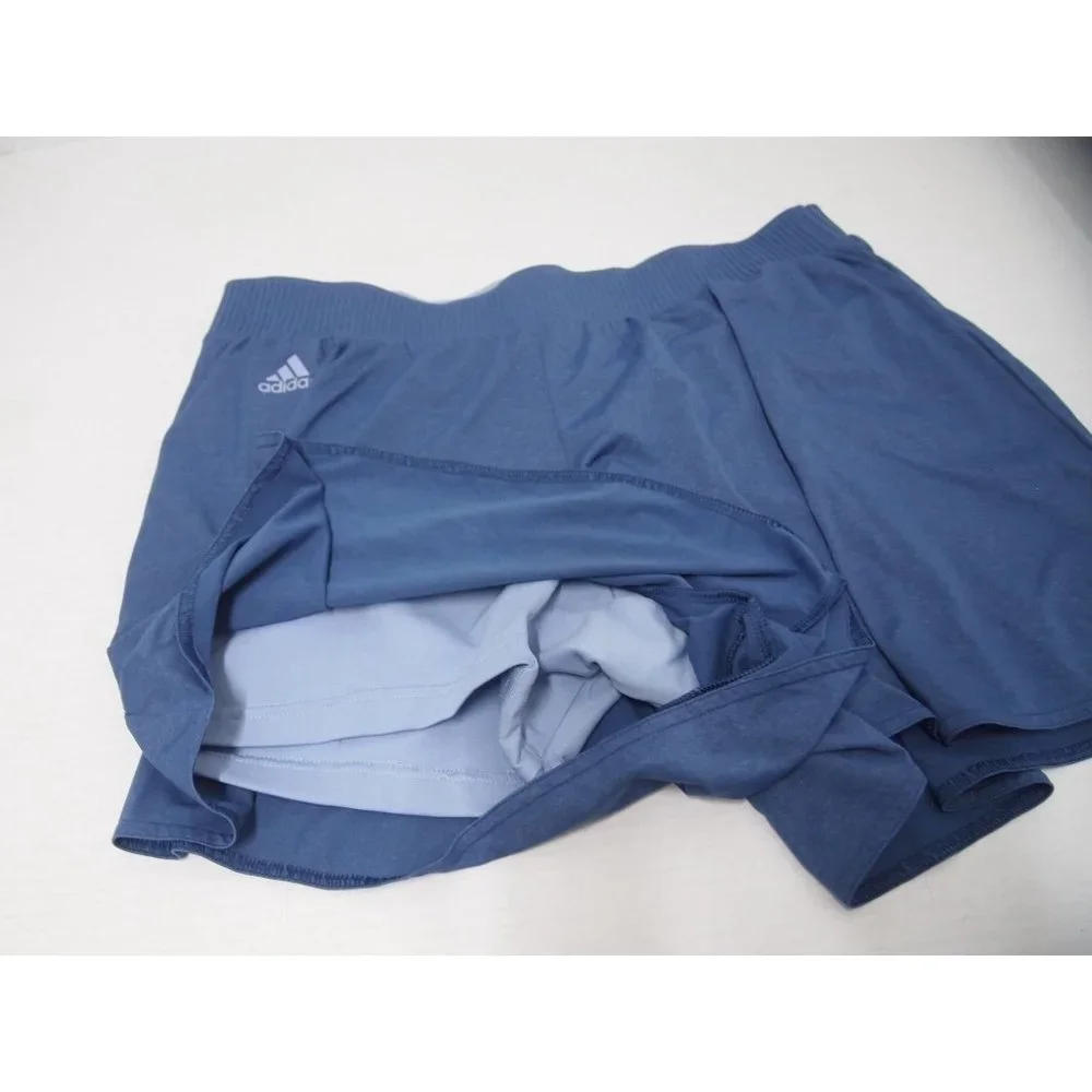 Adidas Melbourne Women's Tennis Hosenrock Athletic Workout Shorts L Blue CE0398 - Picture 12 of 12